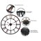 Infinity Instruments Metal Fusion - 28" Round Welded Metal Wall Clock 14504 - alternate 5